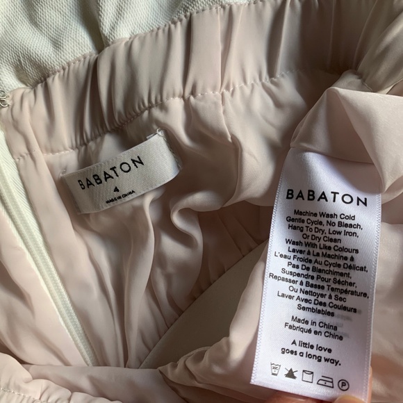 Aritzia Babaton Strapless White Jumpsuit - Picture 4 of 4